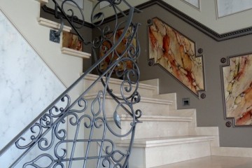 Schilderwerk marmerimitatie, Retie